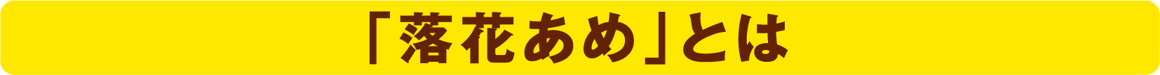 落下あめとは